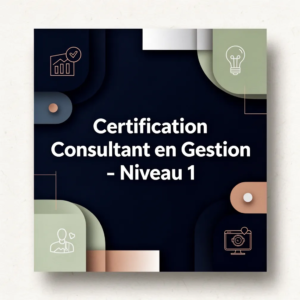 Certification Consultant en Gestion - Niveau 1